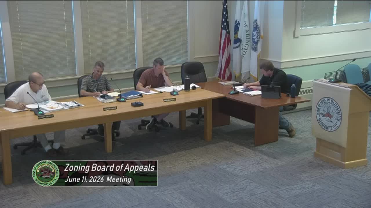 Zoning Board of Appeals; Jun. 11, 2026